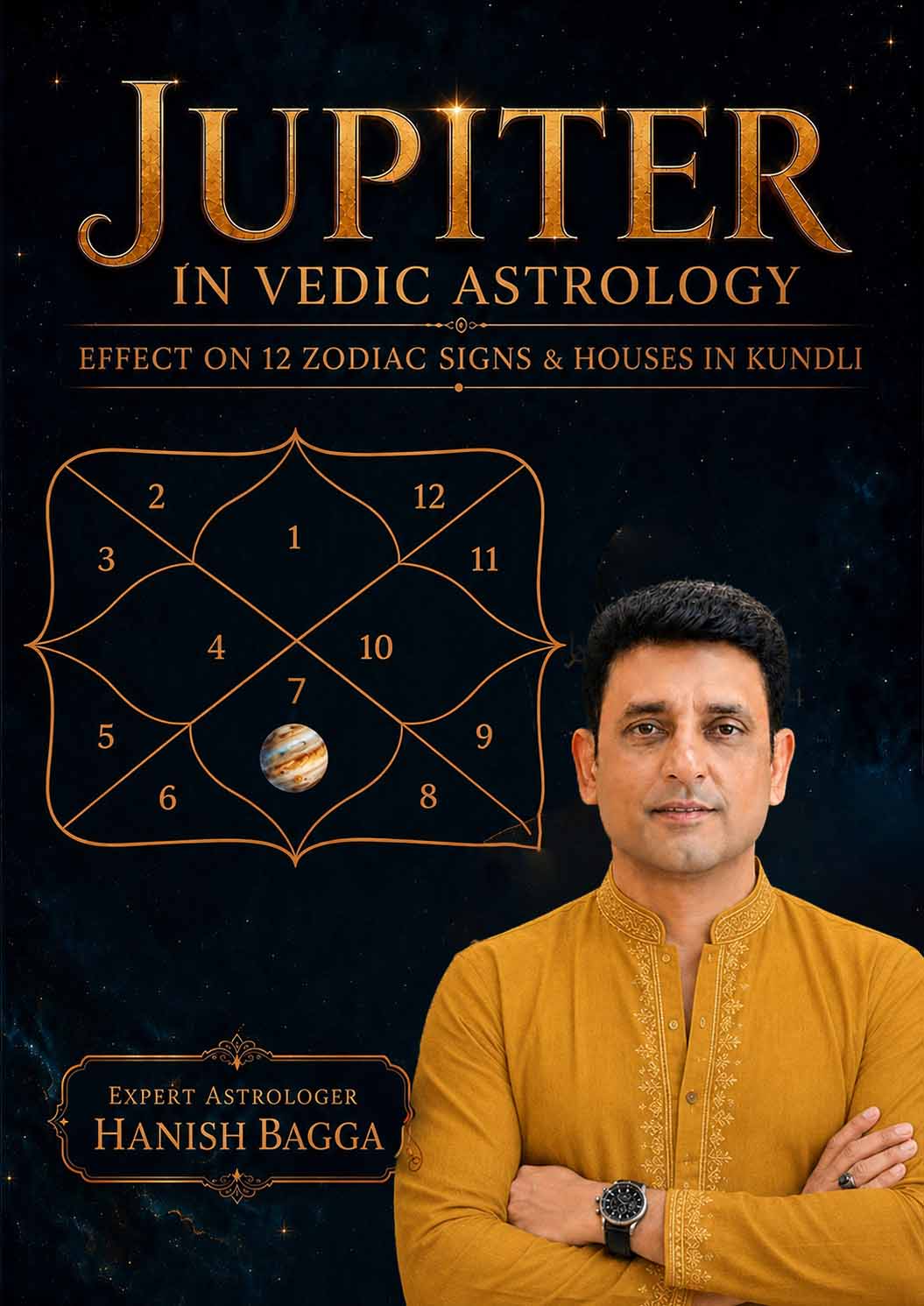 Jupiter in Vedic Astrology — Effect on 12 Zodiac Signs & Houses in Kundli cover