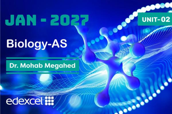 Biology AS Edexcel Unit 2 Jan 2027 cover
