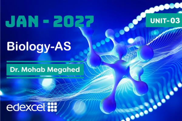 Biology AS Edexcel Unit 3 Jan 2027 cover