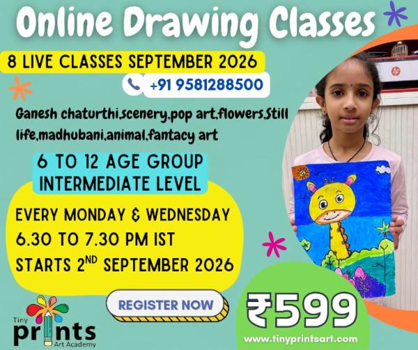 6 to 12 Age Group Monday - Wednesday September 2026 Batch cover