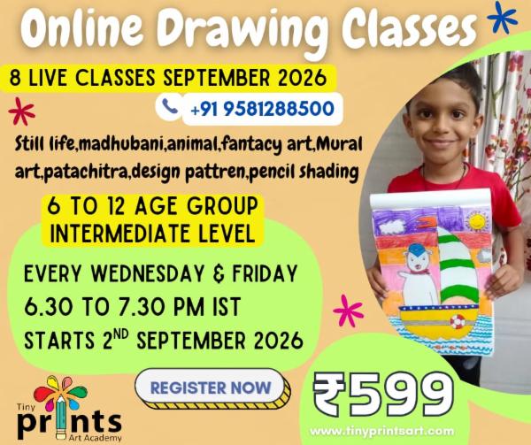 6 to 12 Age Group Wednesday - Friday September 2026 Batch cover