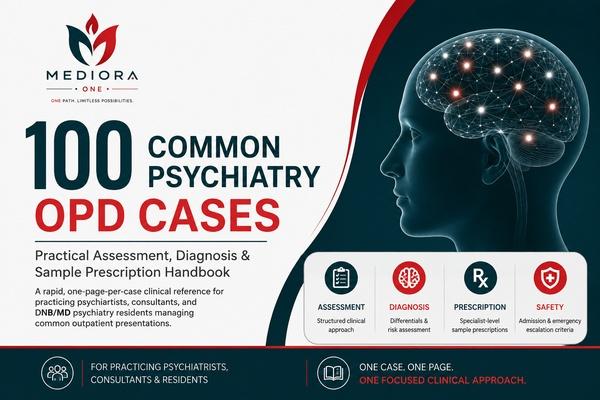 100 Common Psychiatry OPD Cases: A Practical Assessment, Diagnosis & Prescription Handbook
