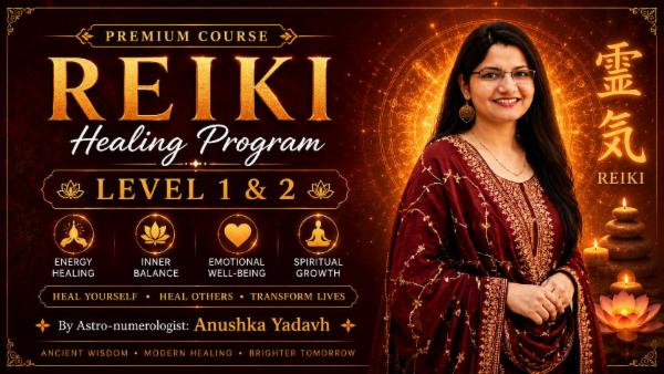 Reiki Healing Program Level 1 and 2 cover