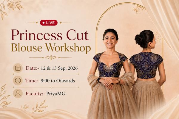 Live Princess Cut Blouse Workshop cover