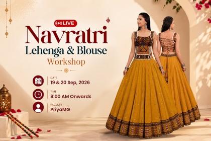 Live Navratri Lehenga & Blouse Workshop cover