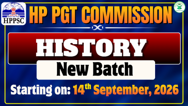 HPPSC | HP PGT Commission History Online Live Batch- 2 cover