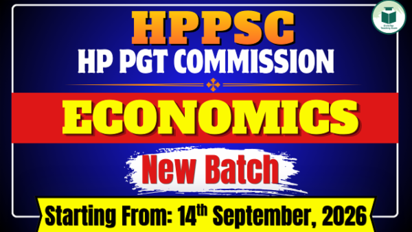 HPPSC | HP PGT Commission Economics Online Live Batch- 2 cover