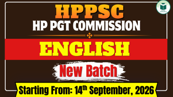 HPPSC | HP PGT Commission English Online Live Batch- 2 cover