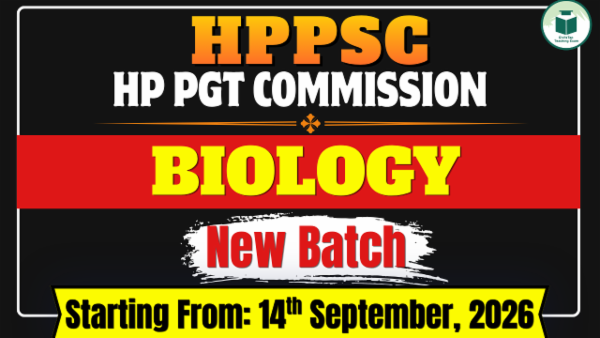 HPPSC | HP PGT Commission Biology Online Live Batch- 2 cover