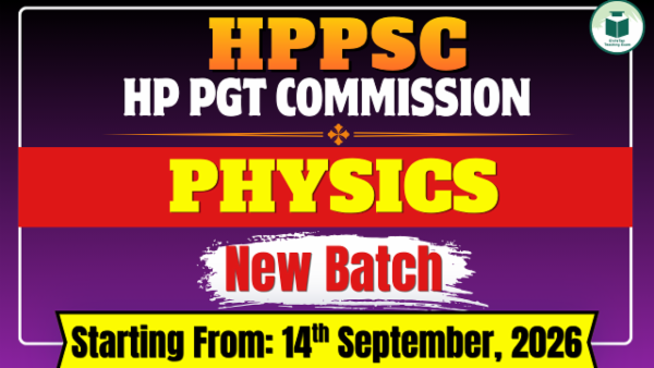 HPPSC | HP PGT Commission Physics Online Live Batch- 2 cover