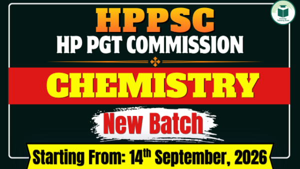 HPPSC | HP PGT Commission Chemistry Online Live Batch- 2 cover