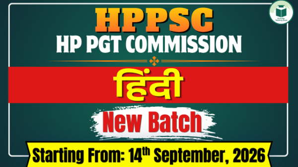 HPPSC | HP PGT Commission Hindi Online Live Batch- 2 cover