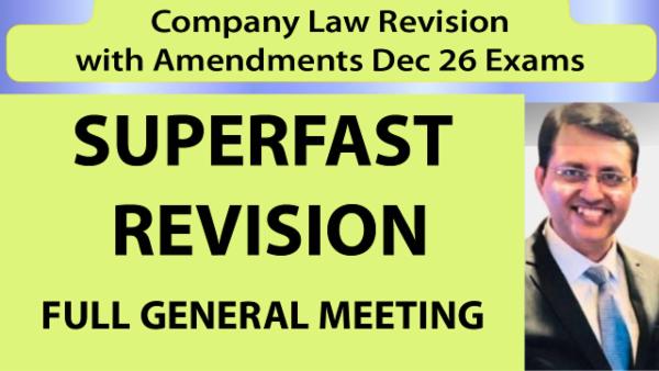 Superfast revision - Full General meeting cover