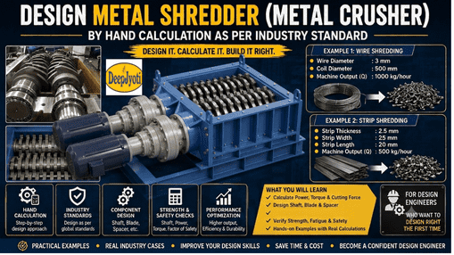 Design Metal Shredder (Metal Crusher) as per Industry Standards cover