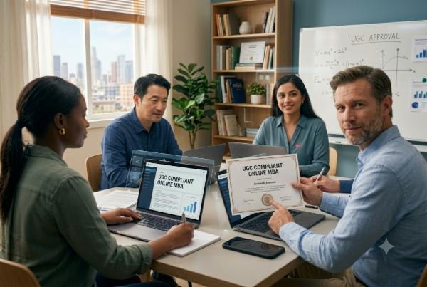 UGC-compliant Online MBA cover