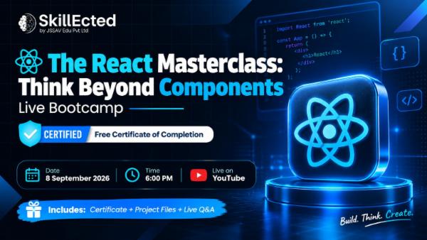 The React Masterclass: Think Beyond Components cover