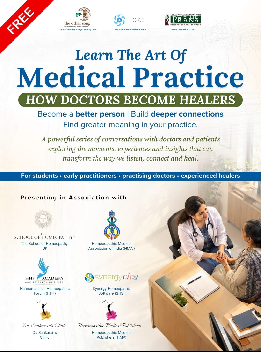 The Art of Medical Practice - How Doctors Become Healers. cover