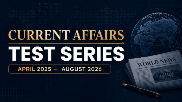Current Affairs Test Series - April 2025 - August 2026 cover