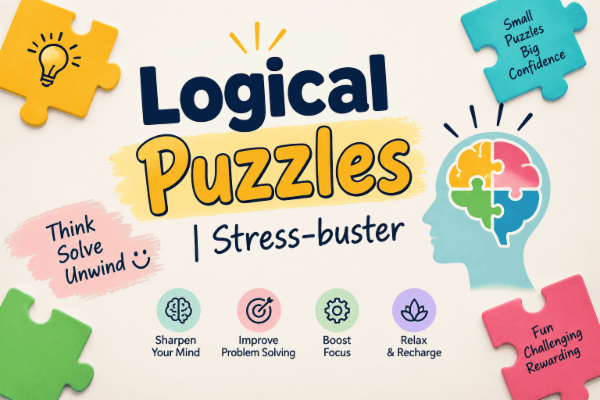 Logical Puzzles | Stress-Buster cover
