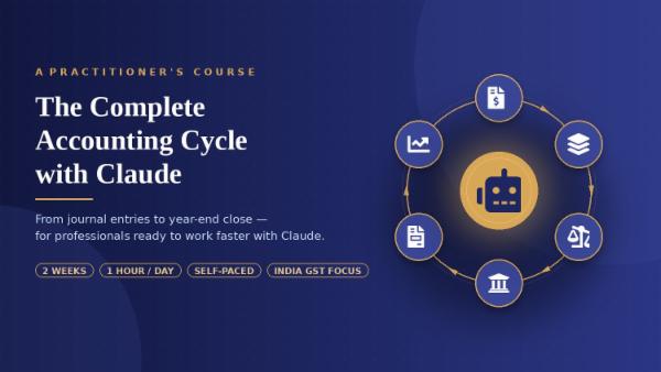 Accounting Cycle & Year-End Close with Claude AI cover