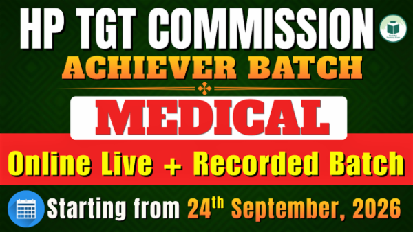 HP TGT Commission MEDICAL New Online/Live Batch cover