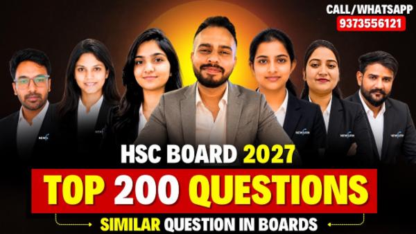 12th HSC - TOP 200Q OF EACH SUBJECT FOR BOARDS cover
