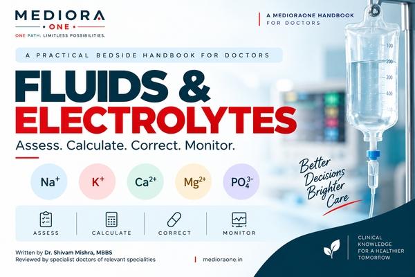 FLUIDS & ELECTROLYTES : A PRACTICAL BEDSIDE HANDBOOK FOR DOCTORS