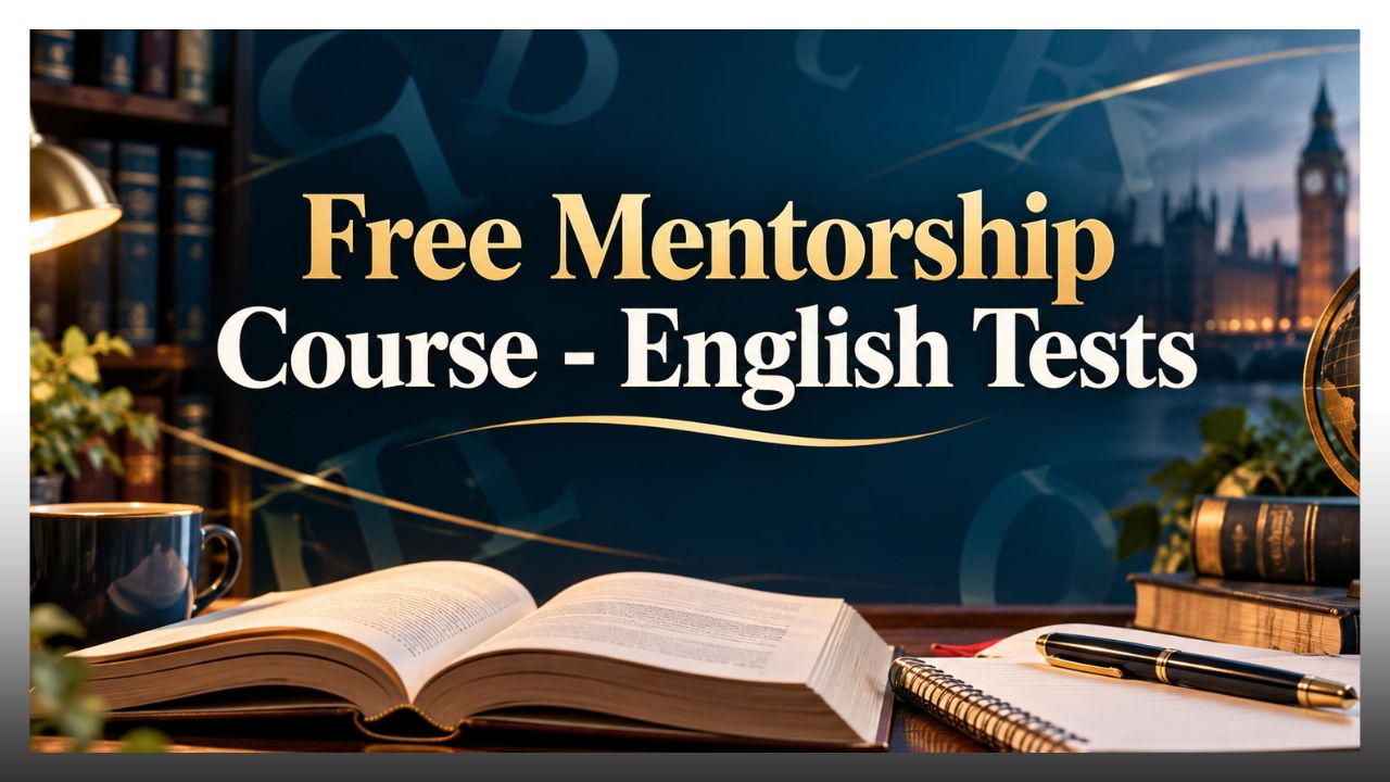 Free Mentorship Course- English Tests cover