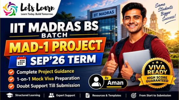 MAD-1 Project | Sep'26 | Aman cover