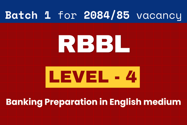 RBB Level 4 Online Class – Rastriya Banijya Bank 4th Level 2084/85 | Batch 1 cover