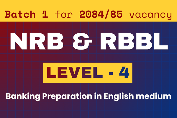 Banking Preparation Combined Online Class – NRB & RBB Level 4 2084/85 | Batch 1 cover
