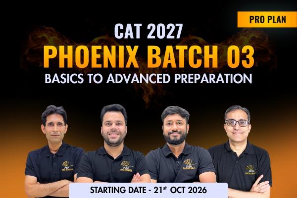 Complete CAT 2027 Batch 03 (Basics to Advanced) | Phoenix Batch - Pro Plan cover