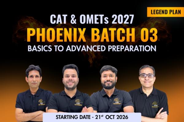 Complete CAT & OMETs 2027 Batch 03 (Basic to Advanced) | Phoenix Batch - Legend Plan cover