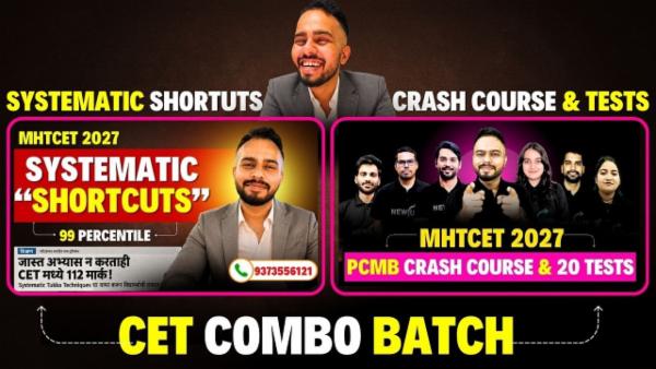 Systematic Shortcuts + Crash Course + Mock Tests (Combo batch) cover