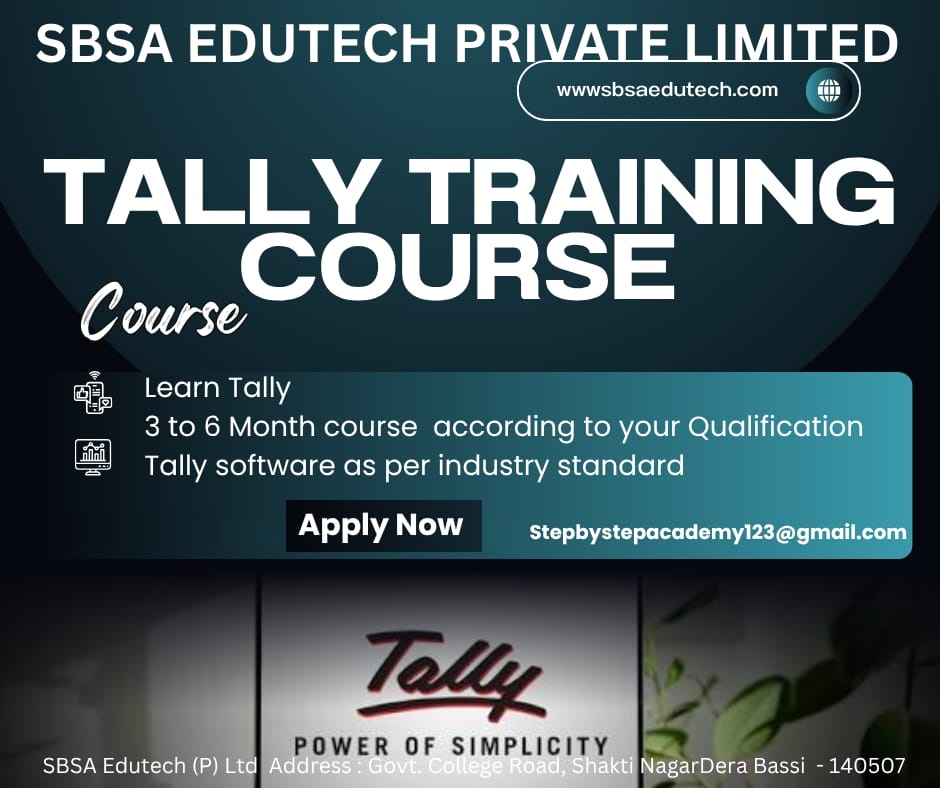 Tally course preview