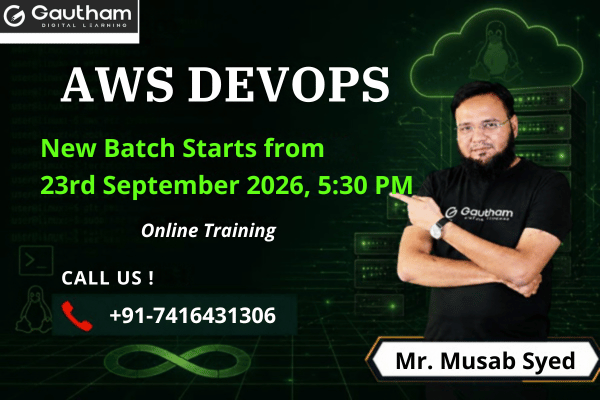 AWS DevOps Live Classes : New Batch Starts from 23rd Sept 2026, 5:30 PM cover
