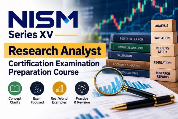 NISM Series XV – Research Analyst Certification Examination Preparation Course cover