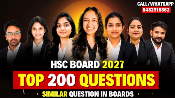 12th HSC - TOP 200Q OF EACH SUBJECT FOR BOARDS cover