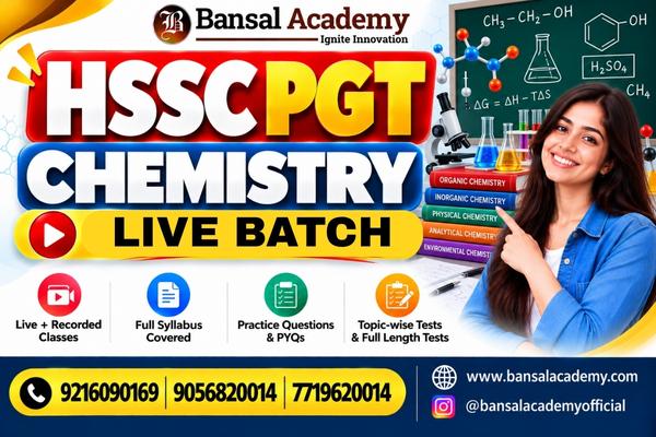 hssc pgt chemistry live batch cover
