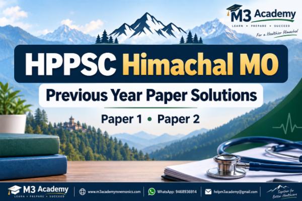 HPPSC Himachal MO Previous Year Paper Solutions Paper 1 Paper 2 cover