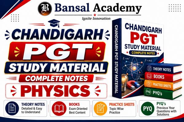 Chandigarh pgt physics study material cover