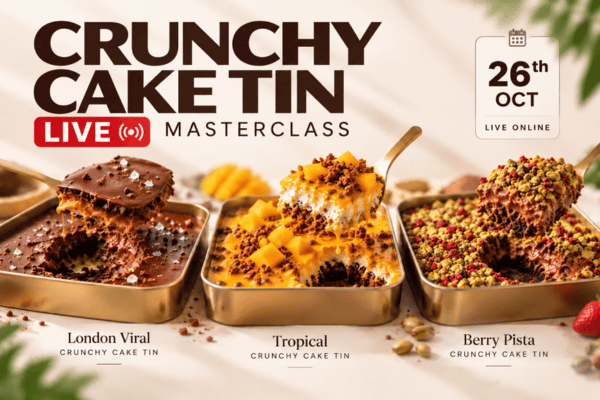 Crunchy Cake Tin LIVE Masterclass cover