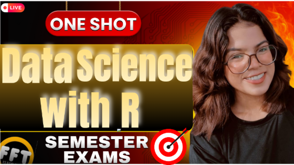 Data Science (with R) 🌸(only Structured & easy notes) cover