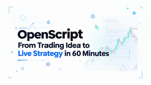 OpenScript, From Trading Idea to Live Strategy in 60 Minutes, live webinar on 8th October 2026