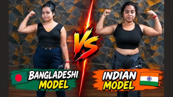 Indian model vs Bangladeshi model cover