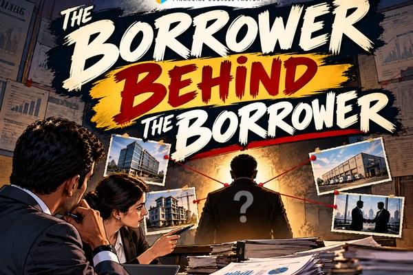 The Borrower Behind the Borrower - a Business Novel cover