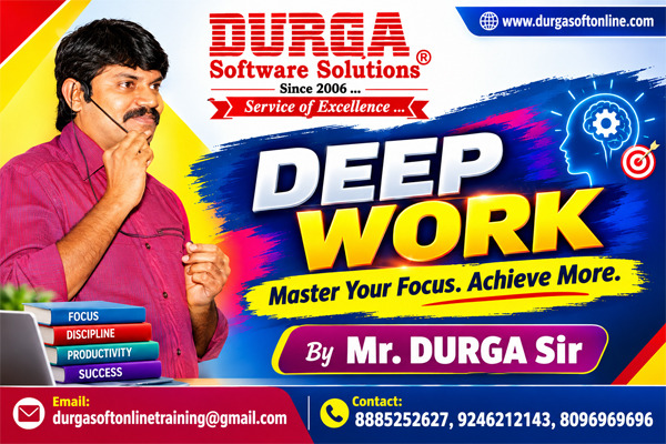 DEEP WORK". Master Your Focus. Achieve More cover