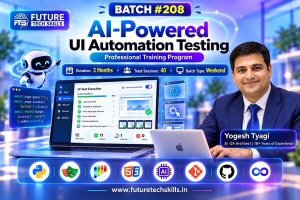 Batch#208 - AI-Powered UI Automation Testing cover