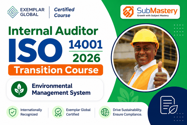 ISO 14001:2026 Internal Auditor Transition Training Course cover
