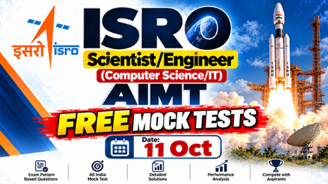 ISRO Scientist/Engineer (Computer Science/IT) AIMT | Free Mock Tests cover